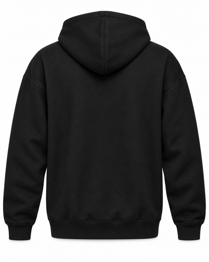 Men’s Premium Fleece Zip-Up Hoodie – Black