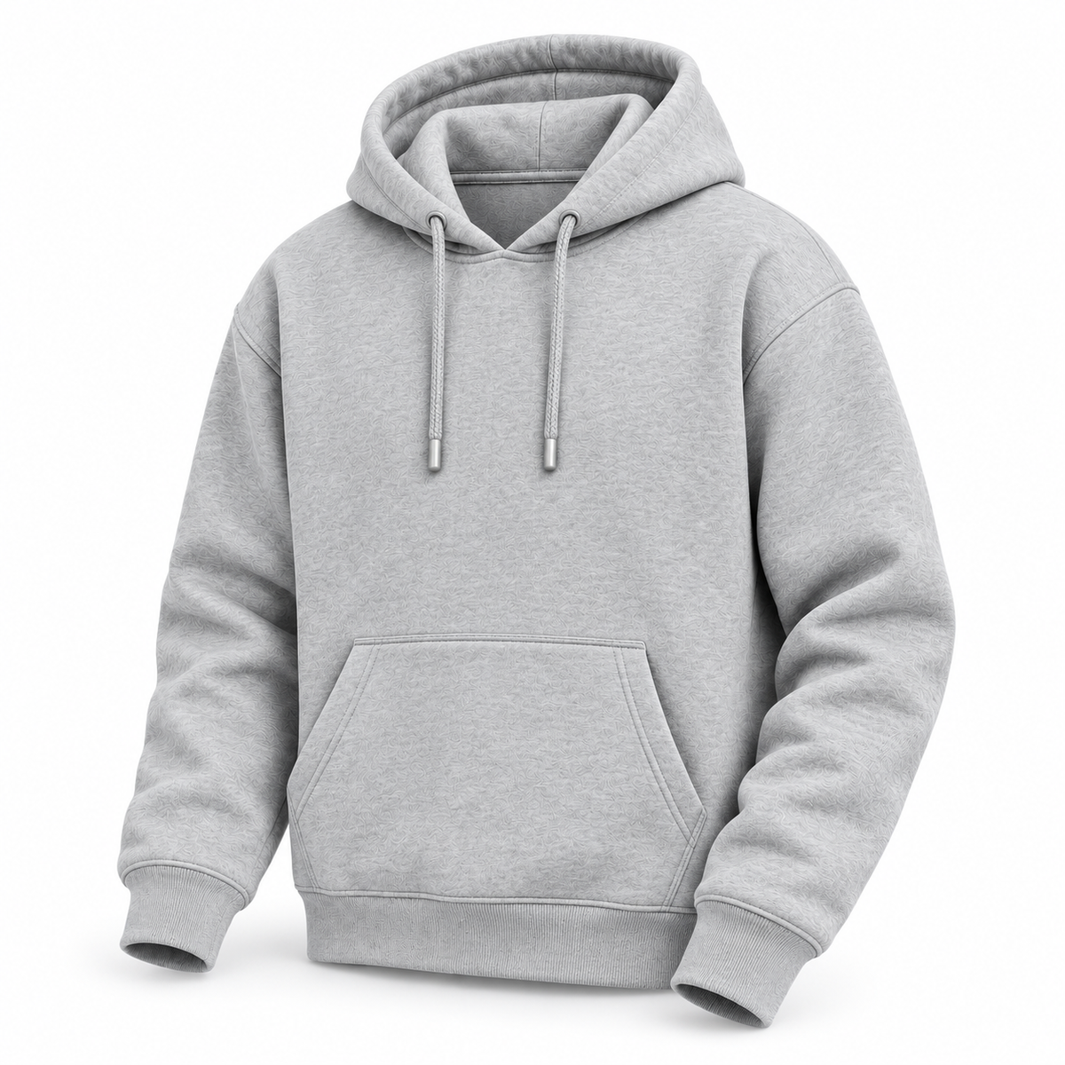 Men’s Premium Fleece Pullover Hoodie – Heather Grey