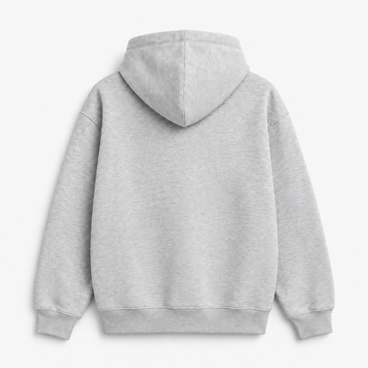 Men’s Premium Fleece Pullover Hoodie – Heather Grey