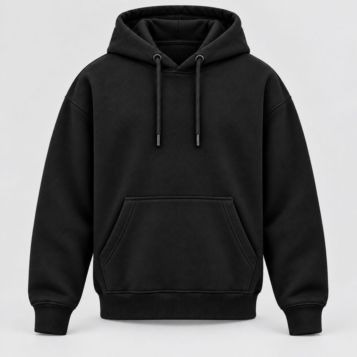 Men’s Premium Fleece Pullover Hoodie – Jet Black
