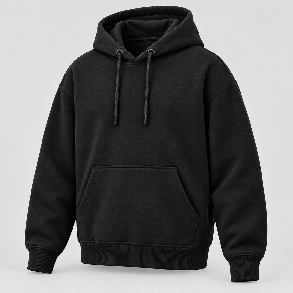 Men’s Premium Fleece Pullover Hoodie – Jet Black