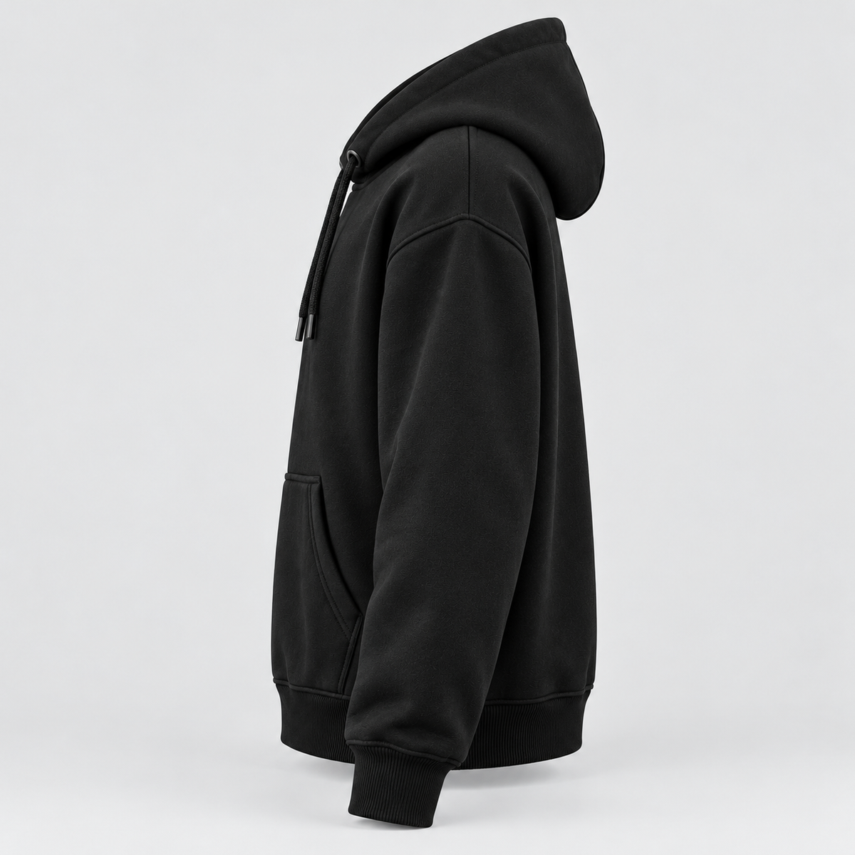 Men’s Premium Fleece Pullover Hoodie – Jet Black
