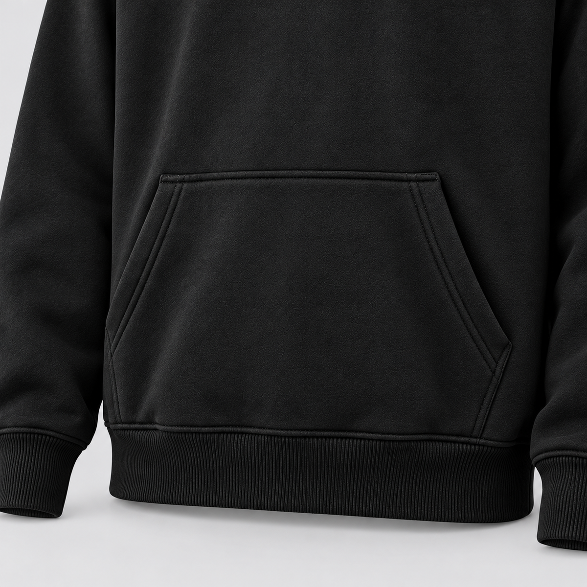 Men’s Premium Fleece Pullover Hoodie – Jet Black