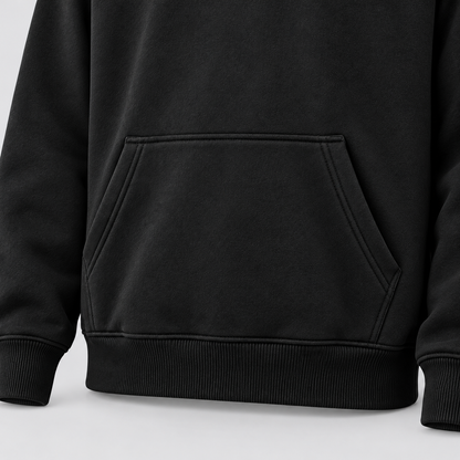 Men’s Premium Fleece Pullover Hoodie – Jet Black