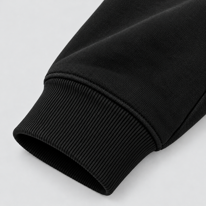 Men’s Premium Fleece Pullover Hoodie – Jet Black