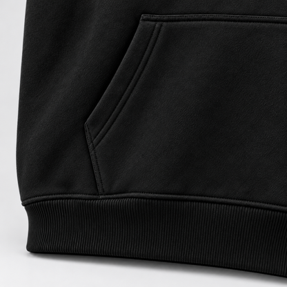 Men’s Premium Fleece Pullover Hoodie – Jet Black