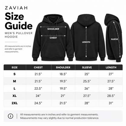 Men’s Premium Fleece Pullover Hoodie – Jet Black