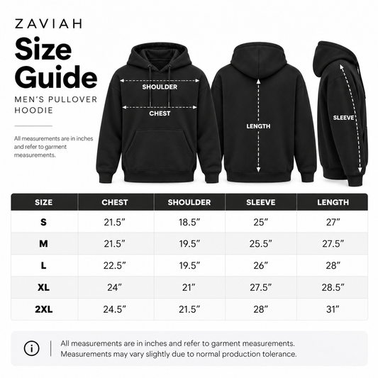 Men’s Premium Fleece Pullover Hoodie – Jet Black